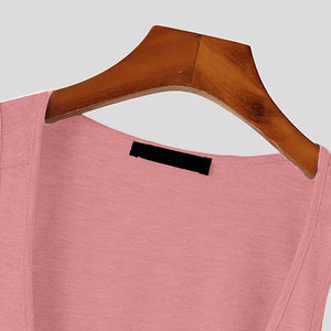 เสื้อกล้ามกีฬาคุณภาพดีราคาส่ง สีพื้น คอกลม ทรงหลวม บางเบา ใส่สบายทุกวัน - Product Image 6