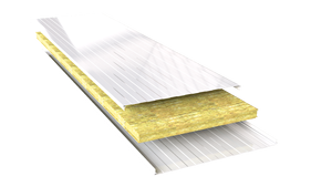 Panel sándwich de lana de roca PROCK para pared interior de 75 mm con resistencia al fuego para construcción industrial - Product Image 3