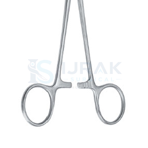 Portaagujas Castroviejo de Acero Inoxidable con Punta de Seguridad, Pinza Quirúrgica Manual Curva y Recta con Patrón de Dientes para Uso Dental - Product Image 2