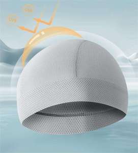 Bonnet léger et respirant conçu pour s'adapter sous les casques de moto, de vélo, de course à pied ou de sport. - Product Image 3