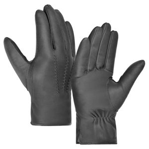 Luxury Men's Full <b>Finger</b> Leather <b>Gloves</b> Customized Design Well-Fitted Warm Winter Large Size for Daily Outdoor Use Made - Product Image 2