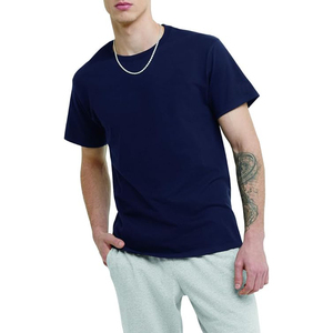 Camiseta de Algodón de Gran Tamaño para Hombre, con Logotipo Personalizado, Estampado Gráfico, Tejido de Punto Liso, con Corte Largo - Product Image 2
