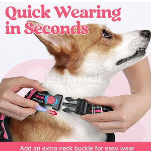 Arnés Resistente con Correa de Pecho Ajustable, Interior Suave y Ajuste Cómodo para Uso en Exteriores, Tallas Grande, Mediana y Pequeña - Product Image 2