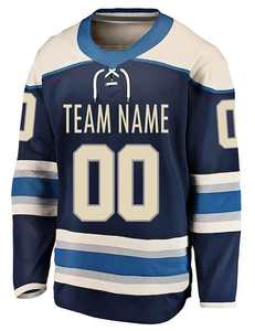 Fabricant de maillots de hockey sur glace haut de gamme, vente en gros, broderie de logo personnalisée, OEM, vêtements de hockey en polyester, fournisseur direct d'usine - Product Image 4