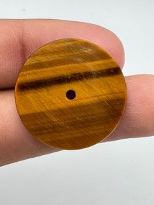 หน้าปัดนาฬิกาไทเกอร์อายธรรมชาติ ด้านหลังแบน ขนาด 28.5 มม. หนา 0.7 มม. ขัดเงาด้านเดียว - Product Image 3