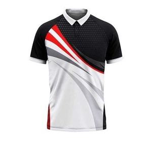Camiseta de Entrenamiento de Cricket de Alta Calidad, 100% Poliéster, Transpirable, de Secado Rápido, Ropa Deportiva de Equipo, Camiseta de Cricket con Estampado Personalizado - Product Image 1