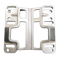 Support de montage en aluminium usiné CNC sur mesure de haute qualité, conception multi-fentes, pièces de précision pour machines, assemblage de composants OEM