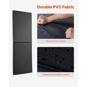 High-Density 60 X 20 X 2 Inch Gym Wall <b>Padding</b> Tear-Resistant Basketball Court Equipment Removable 2\" Thick <b>Foam</b> Wall-Mounted - Product Image 2