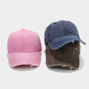 Casquette de baseball en coton uni lavé de haute qualité, personnalisable - Product Image 2