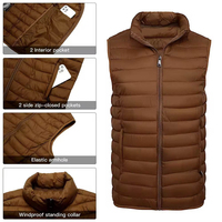 Veste matelassée sans manches pour homme, nouvelle mode, haute qualité, super chaude, épaisse, imperméable, vêtements d'extérieur d'hiver
