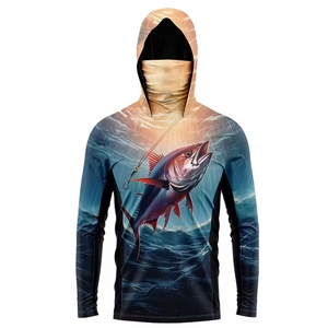 Sudadera con Capucha para Pesca, Personalizada, de Alta Calidad Premium, Nueva Llegada, 100% Poliéster con Máscara Facial - Product Image 2