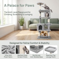 Hamac-lit pour chat personnalisé, moderne, en peluche, avec structure fermée
