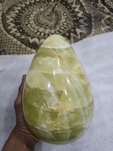 Large Natural Lemon Quartz Egg Crystal Healing <b>Stone</b> Polished Gemstone Decor Wholesale Feng Shui Home Office <b>Ornament</b> - Product Image 3