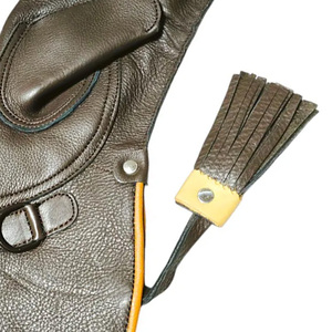 Wholesale Cowhide Leather Double Layer Falconry Gloves <b>Trainers</b> Soft Breathable <b>Waterproof</b> Anti-Slip Touch Screen Portable - Product Image 3