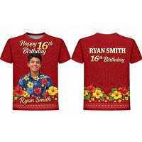T-shirts personnalisés à manches courtes unisexes de haute qualité, écologiques, imprimés, pour cérémonie d'anniversaire, personnalisables, parmi les plus vendus