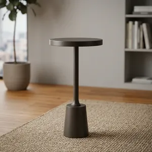 โต๊ะข้างโลหะทันสมัย ดีไซน์มินิมอล เฟอร์นิเจอร์ห้องนั่งเล่นที่ทนทาน - Product Image 5