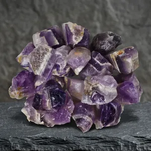 Natural <b>Amethyst</b> Rough <b>Raw</b> Stone | Eco-Friendly Genuine <b>Amethyst</b> <b>Raw</b> Crystal Specimen Reiki Home Decoration Wholesale Supplier - Product Image 3