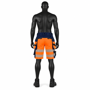 Shorts de travail haute visibilité avec plusieurs poches, shorts de sécurité réfléchissants pour les travailleurs industriels - Product Image 3