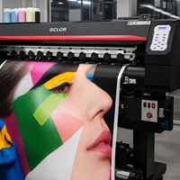 Impresora de Formato Ancho GCLOR Easyjet 1801 1802 1830mm, Máquina de Impresión por Sublimación con Tinta Eco Solvente I3200