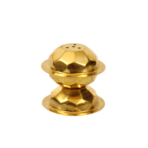 Soporte para Incienso con Diseño de Diamantes en Latón para Sala de Pooja, Meditación, Fragancia y Decoración del Hogar - Product Image 1