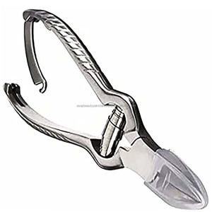 Cortaúñas Profesional Ecológico de Acero Inoxidable Cromado con Hoja Curva de 4 Pulgadas de Apertura Ancha para Uñas Gruesas - Product Image 2