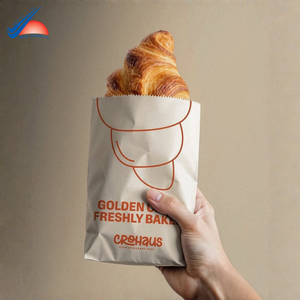 Sac en papier imprimé résistant à la graisse | Emballage de qualité supérieure pour pâtisseries - Product Image 1