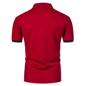 เสื้อยืดคอซิปผู้ชาย แนวสปอร์ตทันสมัย เนื้อผ้าแห้งเร็ว ใส่สบาย เหมาะสำหรับการฝึกซ้อมและกิจกรรมกลางแจ้ง - Product Image 2