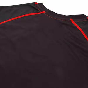 Chemises de compression pour hommes à manches longues de couleur unie, décontractées, respirantes, écologiques, de haute qualité, logo personnalisé - Product Image 6