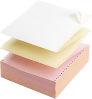 Papier autocopiant multicolore CF CFB CB en feuilles pour factures, pour impression continue sur ordinateur, fabriqué sur mesure en Chine