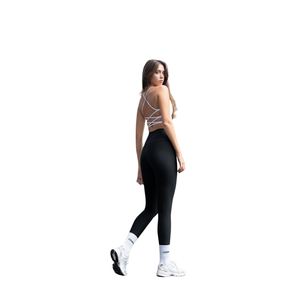 Conjuntos Deportivos Premium Resistentes, Top de Manga Larga y Leggings, 2 Piezas, Diseño Sólido, Ropa de Yoga y Fitness Transpirable y Sin Costuras - Product Image 2