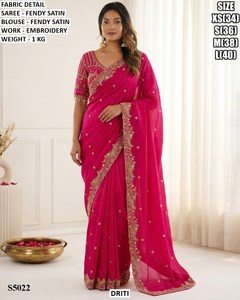 Sari traditionnel Zari Vistara Shree Krishna Textiles - Textile ethnique indien pour occasions festives - Évacuation de l'humidité pour la saison été/hiver - Product Image 4