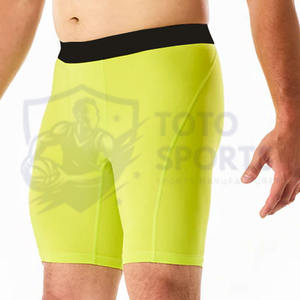 กางเกงขาสั้นผู้ชายสีเหลืองคุณภาพดี ดีไซน์ใหม่ ระบายอากาศได้ดี ทันสมัย เหมาะสำหรับออกกำลังกาย ฟิตเนส วิ่ง ประสิทธิภาพสูง - Product Image 5