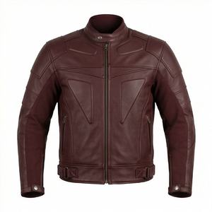 Chaqueta de Motociclista de Cuero Genuino para Hombre de la Mejor Calidad, Nueva Colección de Invierno, Chaquetas de Motocicleta con Protecciones Desmontables Personalizadas - Product Image 1