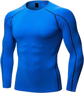 Custom Sublimated <b>Compression</b> Rash Guard - <b>Long</b> <b>Sleeve</b> BJJ Training Workout <b>Shirt</b> for Men - Product Image 5