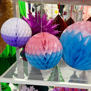 Bola Colgante de Papel de Seda para Decoración de Navidad, San Valentín y Acción de Gracias - Product Image 4