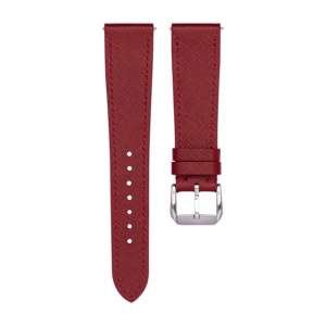 Bracelet de montre en cuir Saffiano grainé croisé durable pour montres de luxe – Choix professionnel pour le succès des entreprises - Product Image 2