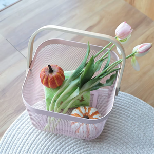 Rectangular Wire Fruit Basket Black Metal <b>Kitchen</b> Storage Bin Countertop Food Organizer Pantry Display Crate Bulk Wholesale - Product Image 5