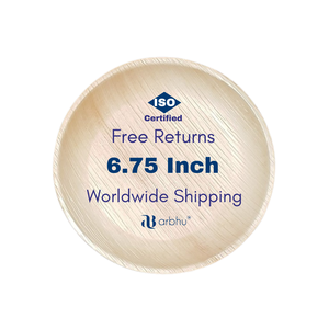 Plato de Hoja de Palma Areca a Precio de Fábrica, Vajilla Desechable Biodegradable Natural, Plato Ecológico Compostable para Cena, Venta al Por Mayor - Product Image 1