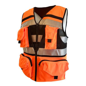Chaleco de Seguridad Transpirable de Alta Visibilidad con Tiras Reflectantes, Duradero, Ligero, Certificado CE, Ropa de Trabajo para Exteriores, Construcción y Tráfico - Product Image 2