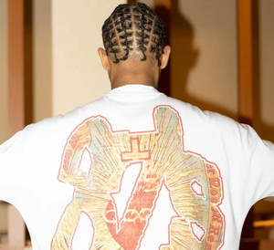 ผู้ผลิตเสื้อยืดคอกลมลายกราฟิกสตรีทแวร์แบบกำหนดเอง เนื้อผ้าหนา 300gsm ผ้าฝ้าย 100% สกรีนลาย ระบายอากาศได้ดี กันยับ - Product Image 4