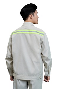 Conjunto de Uniforme de Trabajo de Alta Visibilidad para Hombre, Manga Larga, TC |   Duradero, Cómodo, Transpirable, Antiarrugas, FMF Vietnamita - Product Image 4