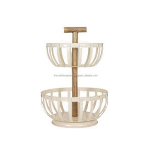 Cesta de decoración para fiestas de cumpleaños y bodas, cesta de almacenamiento de aperitivos de frutas chapada en oro de lujo, cesta de 3 niveles, soporte de frutas, gran oferta - Product Image 6