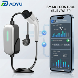 Chargeur EV portable 3,5 kW 7 kW le mieux noté, Type 2 GBT 220 V avec contrôle intelligent par application, borne de recharge rapide à domicile, EVSE mobile professionnel - Product Image 5