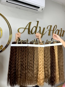 ผมต่อแบบลอนธรรมชาติจากเวียดนามผมมนุษย์แบบคู่ทำจากเส้นด้ายสองชั้นสไตล์ผมมนุษย์แท้สำหรับเสื้อผ้าอัจฉริยะ - Product Image 4