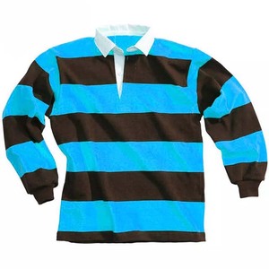 Chemise de rugby courte pour homme, rayée jaune marine, 100% polyester, coupe classique, fermeture boutonnée intégrale, adultes, toutes saisons, séchage rapide - Product Image 6
