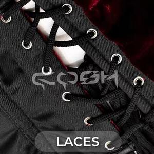 Ceinture Corset Amincissante en Velours Bourgogne de Haute Qualité, Style Gothique Victorien Steampunk pour Femme - Product Image 6