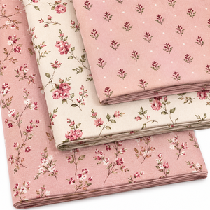 Tela de Poliéster/Algodón Teñida con Hilo, Estampado de Rosas Estilo Jardín, para Confección de Prendas, Sofás y Cortinas - Product Image 1