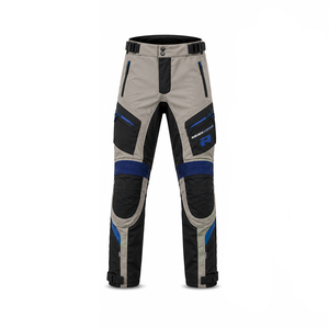 Pantalones de invierno para motociclistas con construcción impermeable, forro polar, zonas de rodilla reforzadas, puños ajustables y tela resistente. - Product Image 4