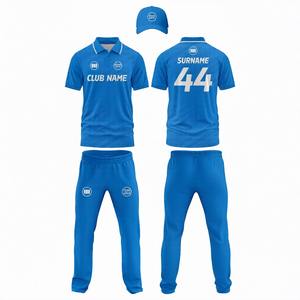 Fabricant d'uniformes de cricket OEM, ensemble personnalisé de maillot et de pantalon de cricket pour équipe, fournisseur de vêtements de sport par sublimation, commande en gros - Product Image 1