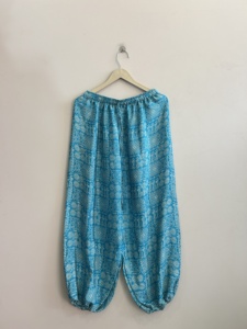 Pantalones Harem de Seda Estilo Gitano Indio, Pantalones de Yoga Cómodos, Pantalones de Pijama - Product Image 6